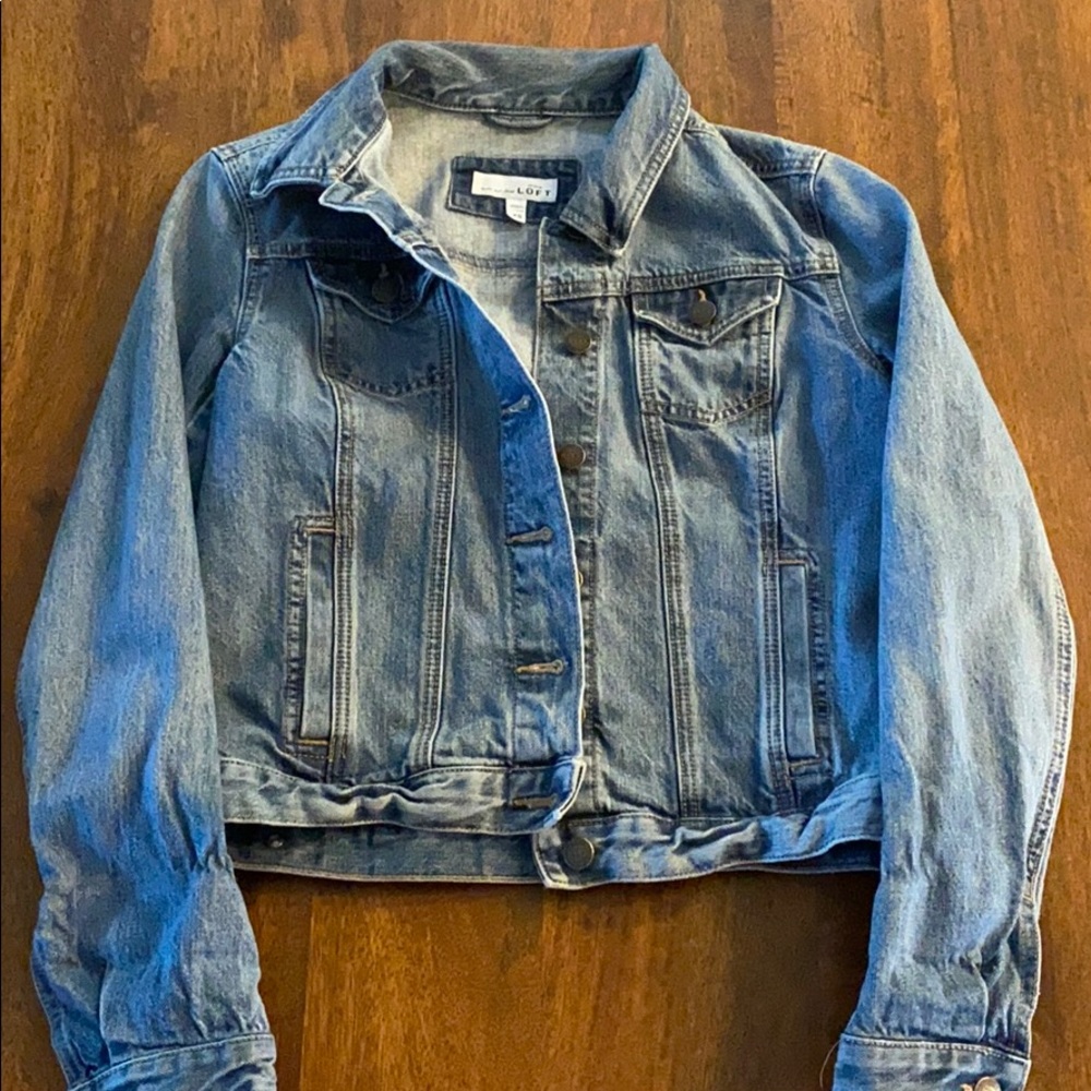 Jean jacket from the Loft